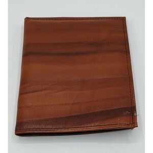 Vintage‎ 5x4" Brown Mens BIFOLD Large Wallet Polyethylene